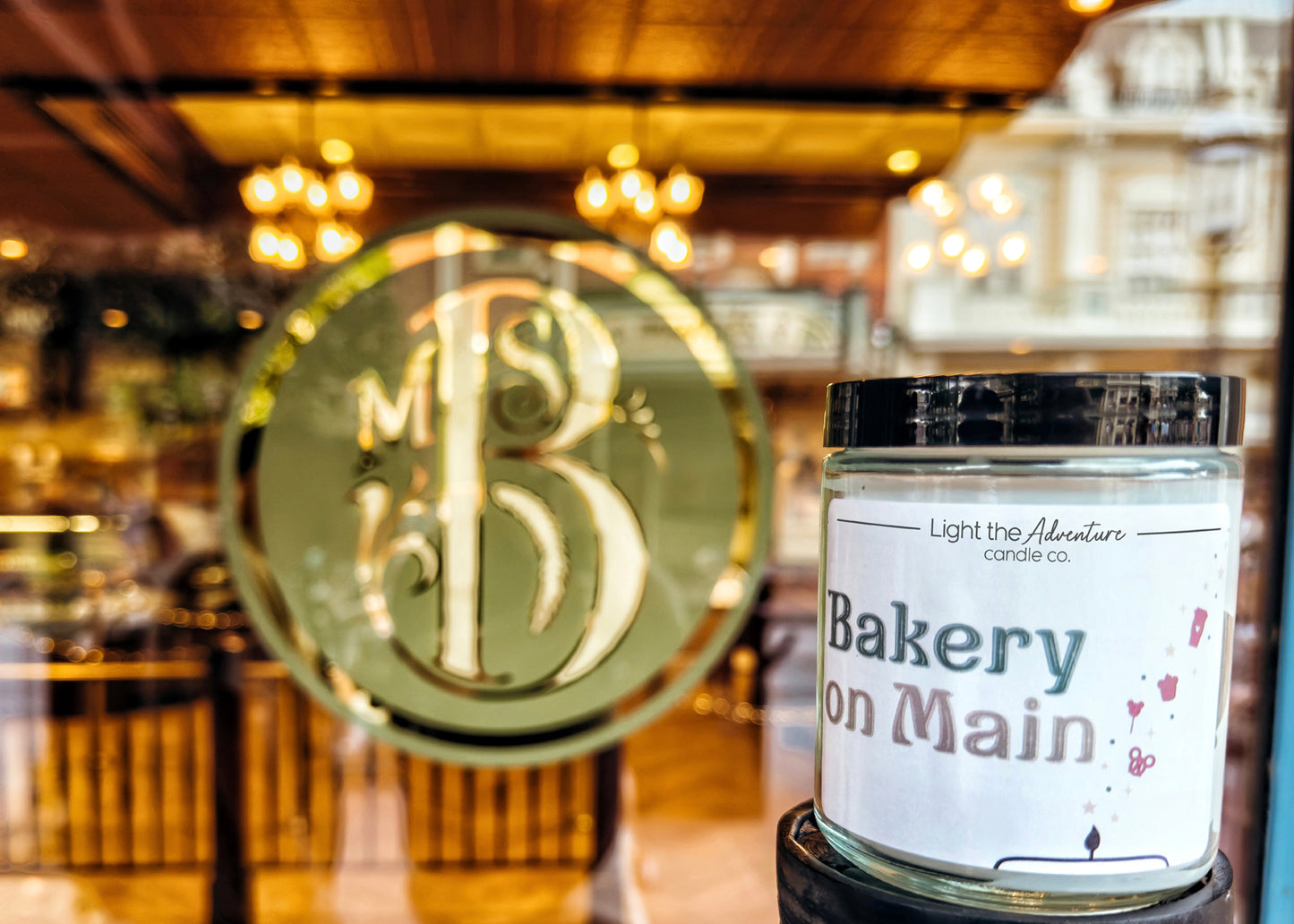 Bakery on Main | 9oz. Jar Soy Wax Candle | Magically Inspired | Theme Park