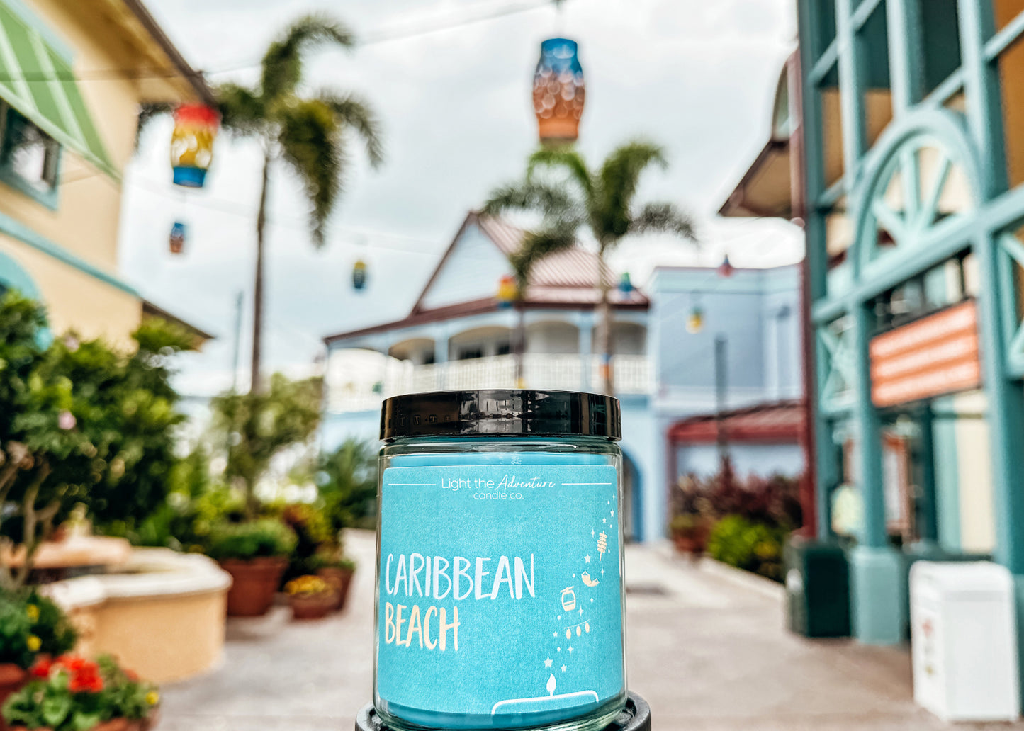 Caribbean Beach | 9oz. Jar Soy Wax Candle | Magically Inspired | Resort