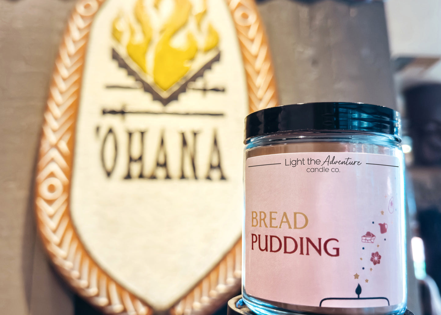 Bread Pudding |  9oz. Jar Soy Wax Candle | Magically Inspired | Theme Park