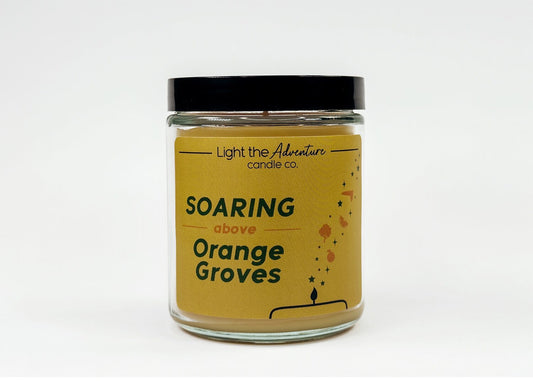 Soaring Above Orange Groves | 9oz. Jar Soy Wax