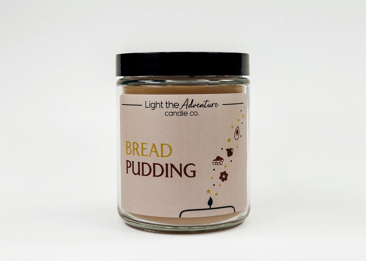 Bread Pudding |  9oz. Jar Soy Wax Candle | Magically Inspired | Theme Park