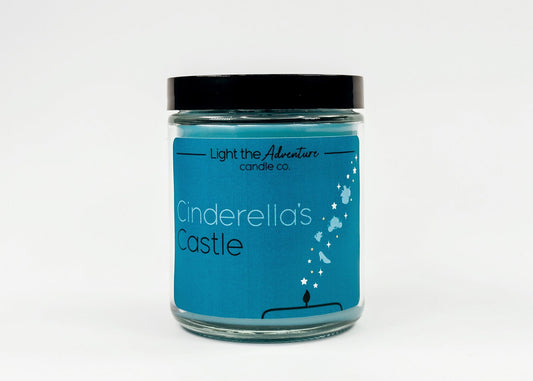 Cinderella's Castle | 9oz. Jar Soy Wax Candle | Magically Inspired | Theme Park